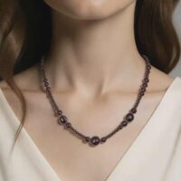 LJGN39 Garnet Necklace