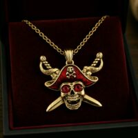 LJMJ24 Pirate Costume Necklace