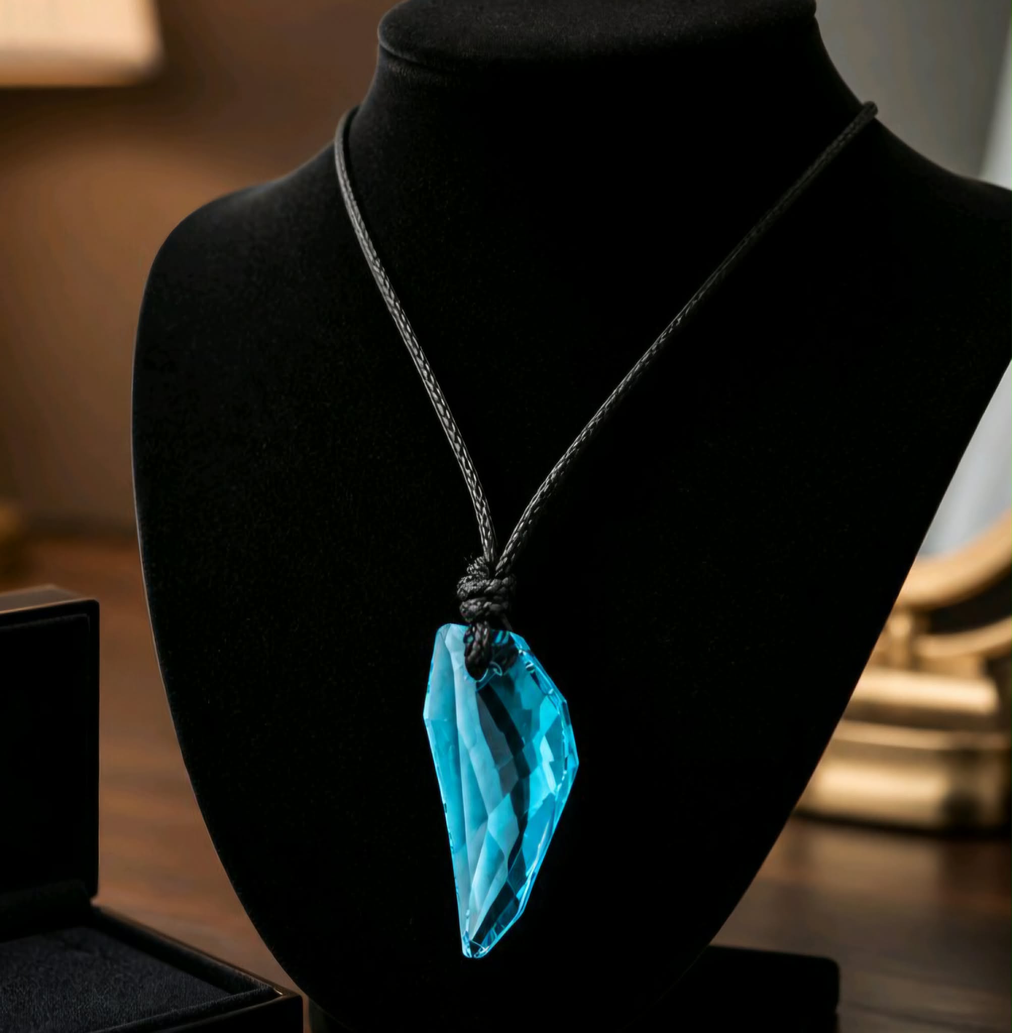LJMJ19 Blue Tooth Necklace