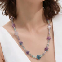 LJGN1 Fluorite Necklace