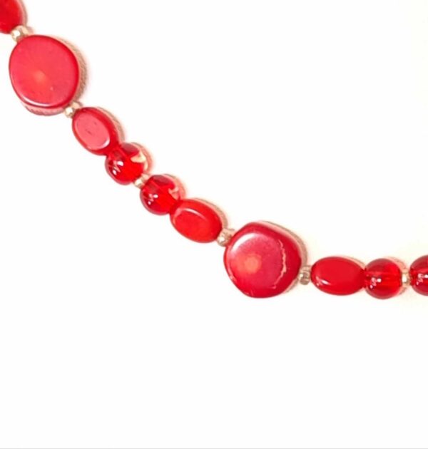 LJGN21 Red Coral Necklace - Image 2