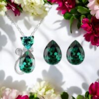 LJCS59 Green Cat Set