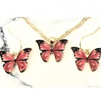 LJCS9 Pink Butterfly Set