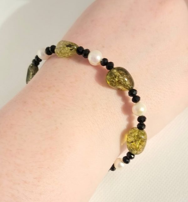 LJGB21 Green Tourmaline Bracelet.