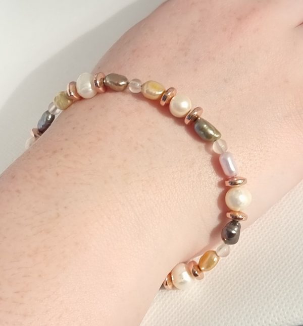 LJGB49 Pearl & Fluorite Bracelet
