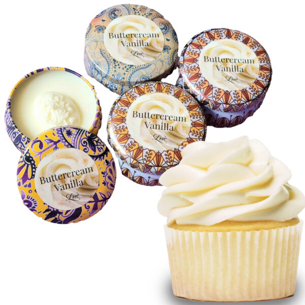 LJC34 Buttercream Vanilla Scented Tin Candle