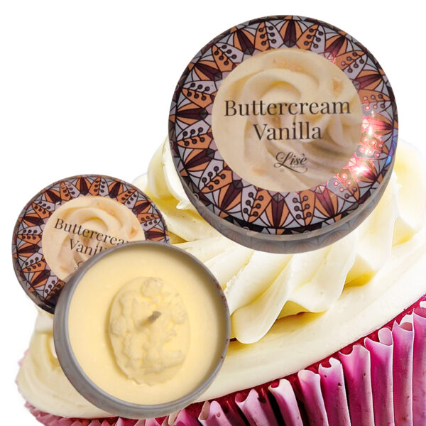 LJC34 Buttercream Vanilla Scented Tin Candle