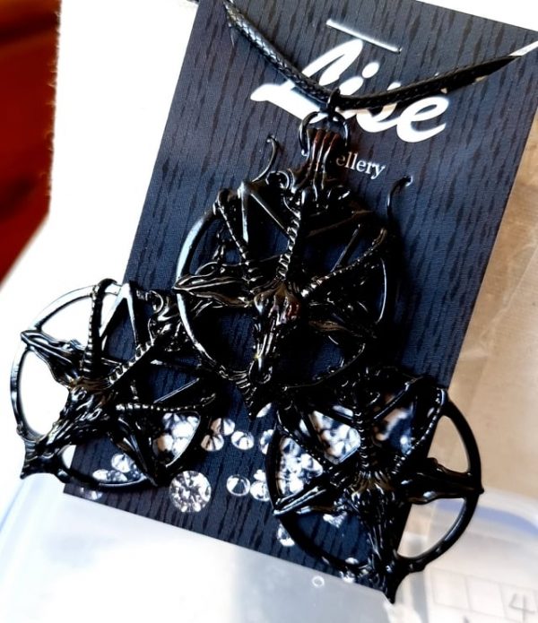 Gothic Goat Head Set