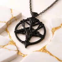 LJMJ67 Goat Necklace