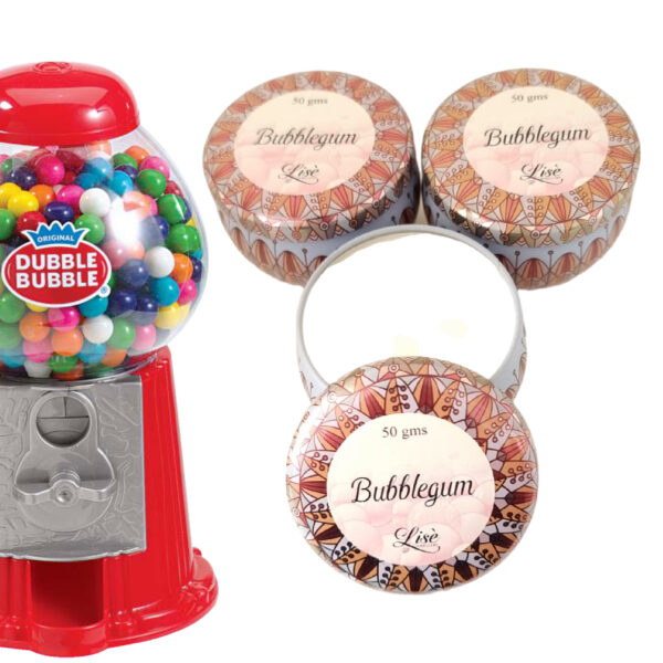 LJTC4 Bubblegum Tin Candles