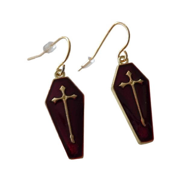 LJGE33 Coffin Earrings