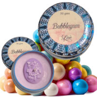 LJTC4 Bubblegum Tin Candles