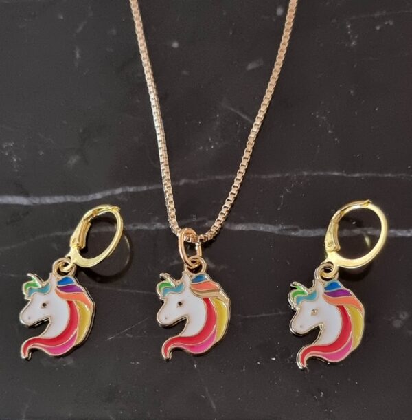 LJCS66 Enamel Unicorn Set