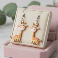 LJCE66 Giraffe Earrings