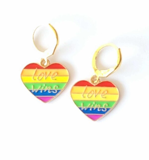 LJLGBTQ1 LOVE WINS Earrings