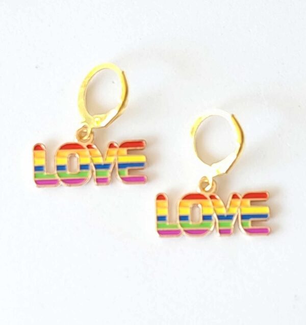 LJLGBTQ3 LOVE Earrings