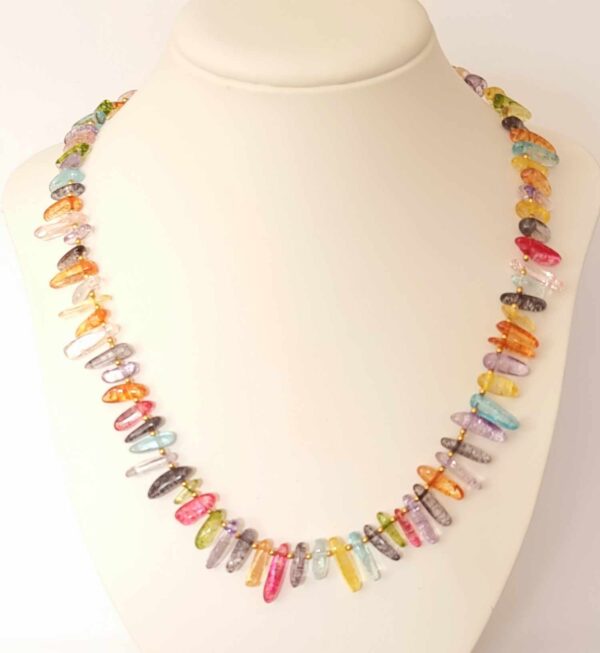 LJGN6 Tourmaline Chip Necklace