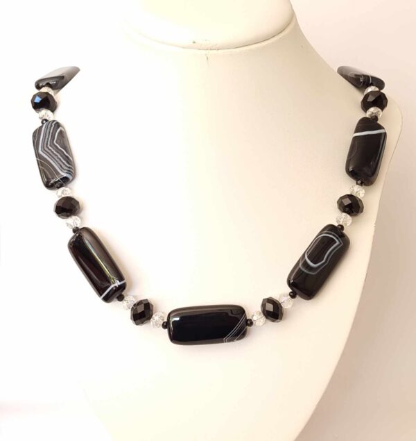 LJGN67 Agate Slab Necklace