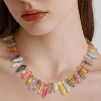 LJGN6 Tourmaline Chip Necklace