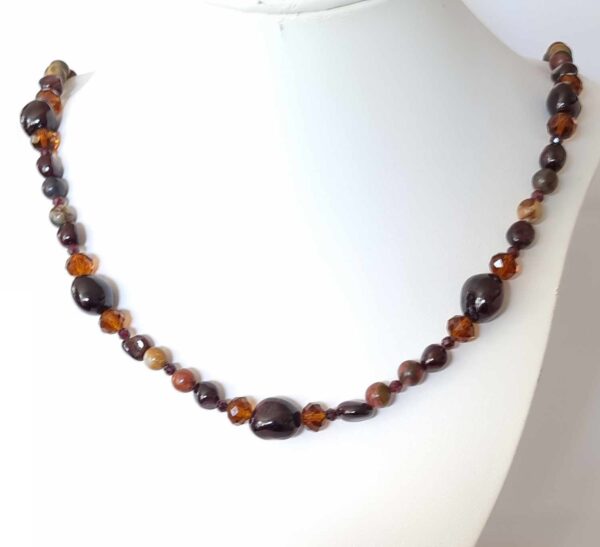 LJGN77 Jasper & Garnet Necklace