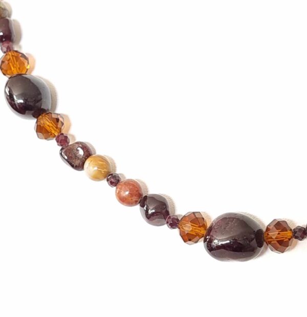 LJGN77 Jasper & Garnet Necklace - Image 2