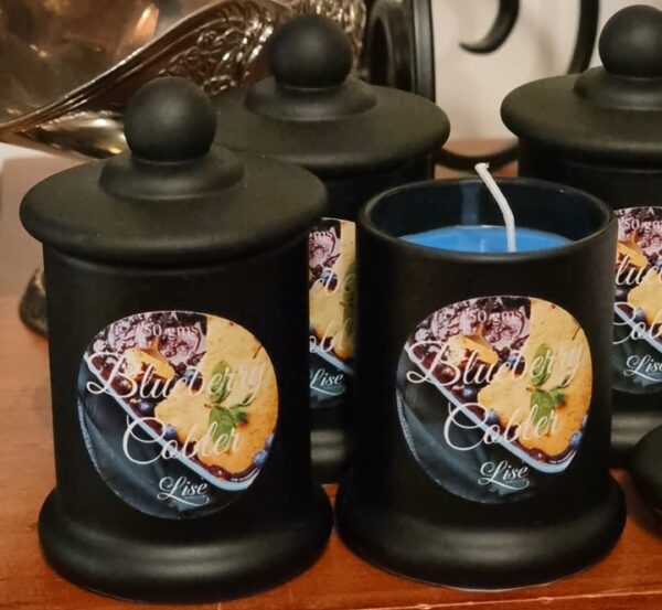 LJC87 Small Blueberry Cobbler Jar Candle