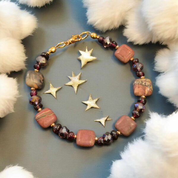 LJGB46 Jasper Centred Bracelet