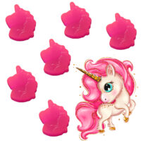 LJS65 Pink Unicorn Mini Soaps.