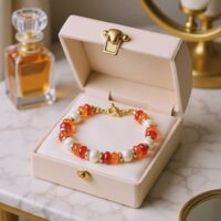 LJGB54 Fresh Pearl & Tourmaline Bracelet