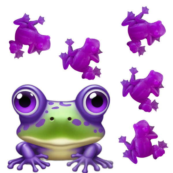LJS61 Purple Frog Soaps