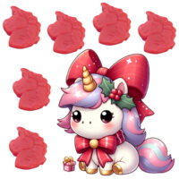 LJS36 Pink Unicorn Dreams Scented Mini Soaps.