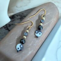 LJYYG2 Yin Yang Drop Earrings.