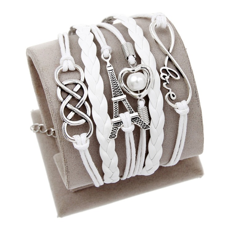 LJCB1 White Love Bracelet.