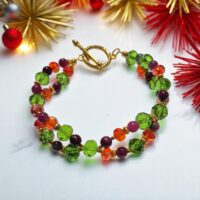 LJCG21 Christmas Beaded Bracelet