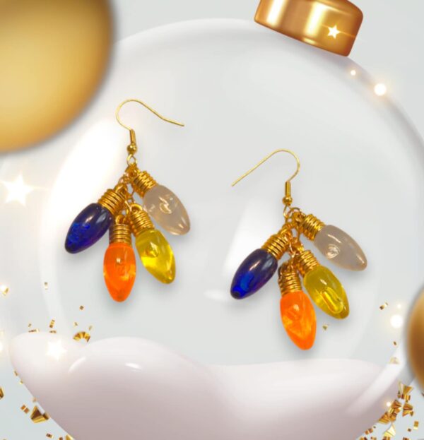 LJCG23 Christmas Lights Earrings