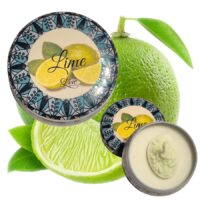 LJS34 Lime Tin Candle