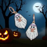 LJH5 Book Ghost Earrings