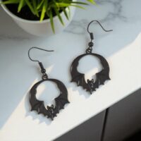 LJHG205 Bat Earrings