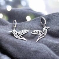 LJCE100 Bird Earrings