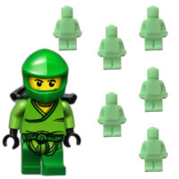 LJS48 Green Lego Soaps