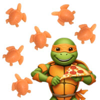LJS63 Mini Orange Turtle Soaps
