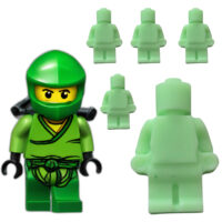 LJS8 Green Lego Soap Set