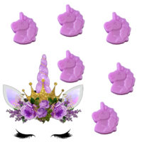 LJS13 Mauve Unicorn Mini Soaps