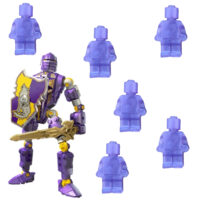 LJS49 Purple Lego Soaps