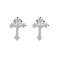 LJSSE20 Sterling Silver Cross Studs