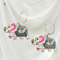 LJCE120 Elephant Earrings