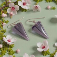 LJCE56 Glass Drop Earrings