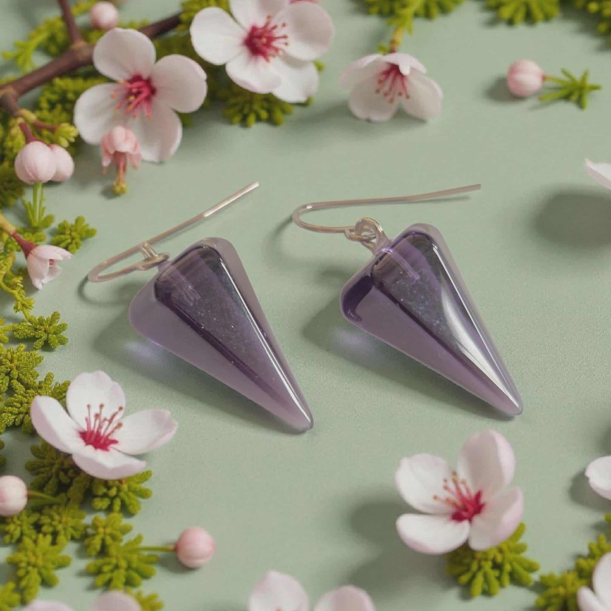 LJCE56 Glass Drop Earrings