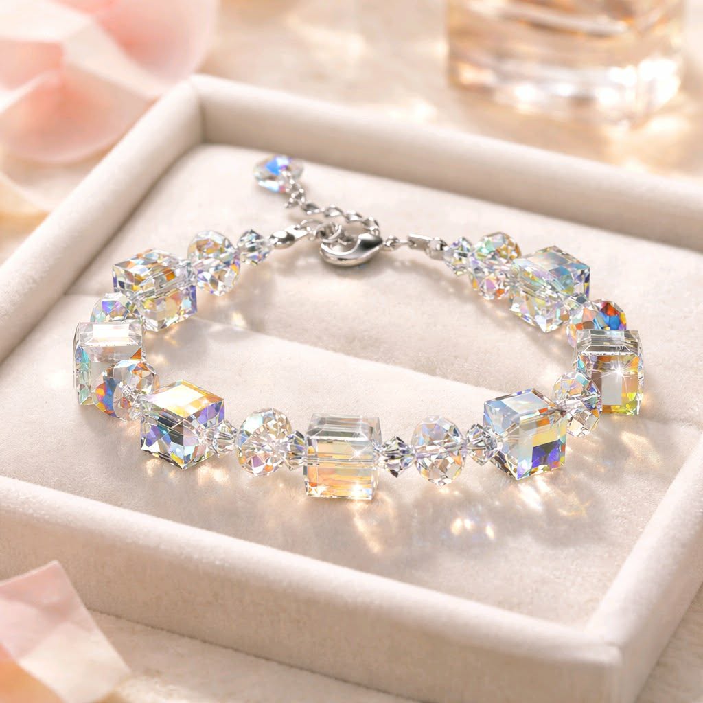 LJCB56 Glass Crystal Bracelet.