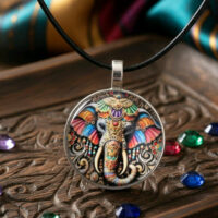 LJCN56 Costume Elephant Necklace.